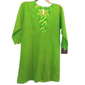 Unique on Web! Palmera Short Dress Brilliant Colors Spring/Summer Women's Size M